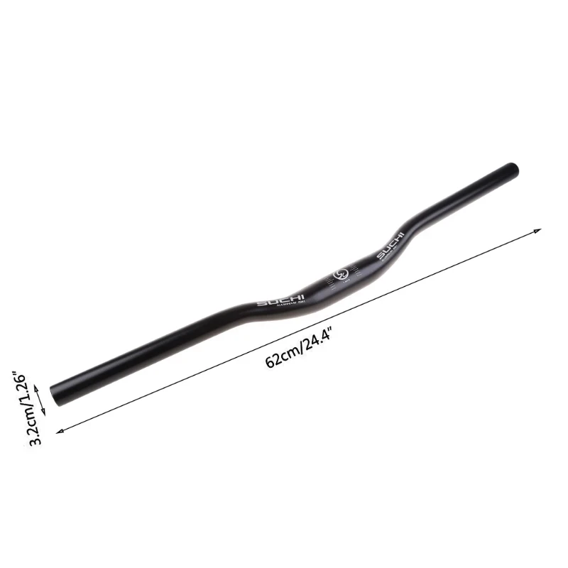 31.8x620mm/25.4mm 600mm Aluminum Alloy Handlebar Straight MTB Bicycle Riser Flat Handle Bar Road Bike Parts Accessories