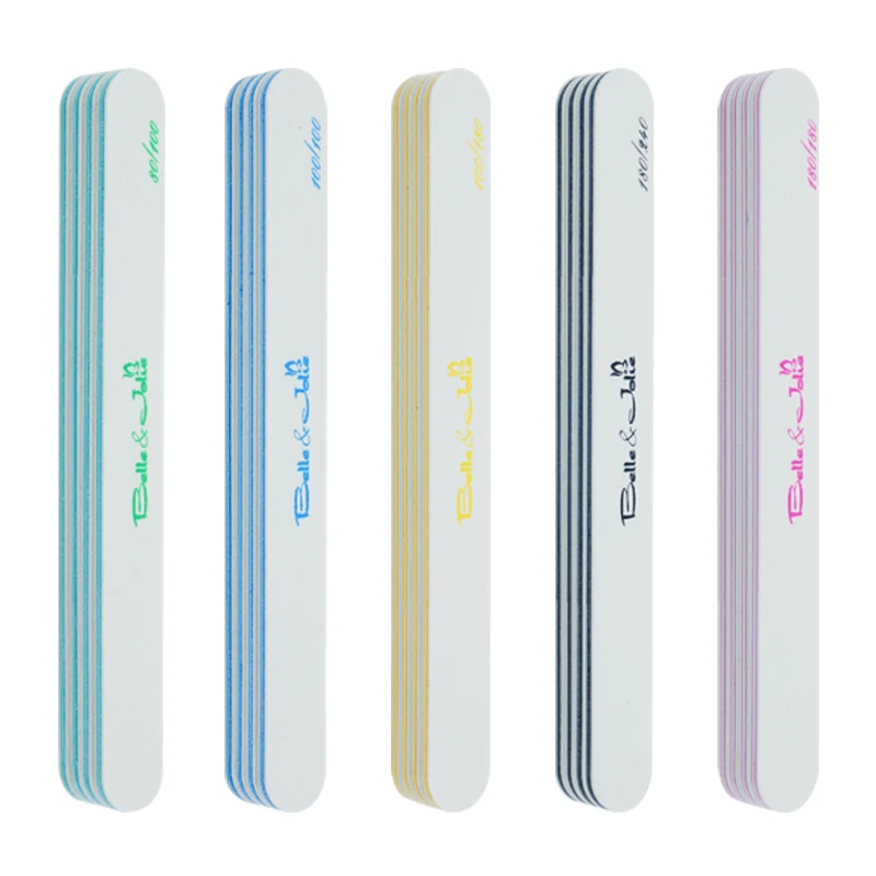 Professional Manufacturer Free Samples 80 100 180 240 Grit Custom Printed Korean Nail File