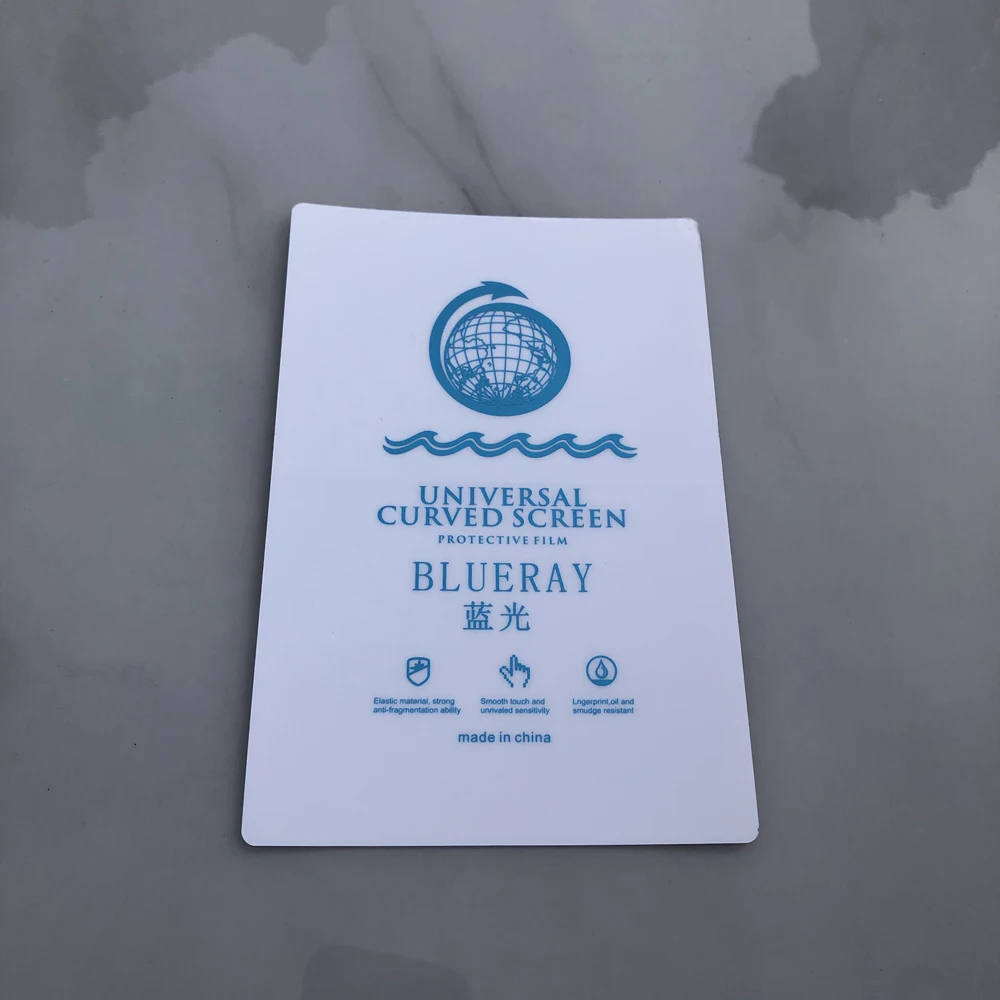 Most popular products high quality transparent scratch proof cell phone hydrogel anti spy screen protector