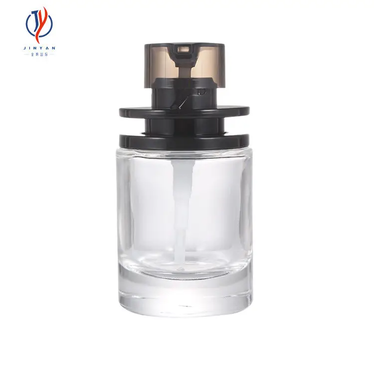 40ml Clear Essence Lotion Self-Priming Pump Spray Glass Bottle Cream Emulsion for Cosmetic Use Empty Bottles Press Treatment