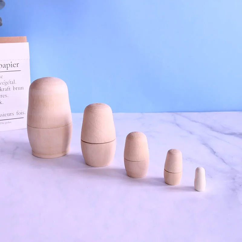 Matryoshka Wooden Russian Dolls Stacking Dolls for Children Birthday Gift