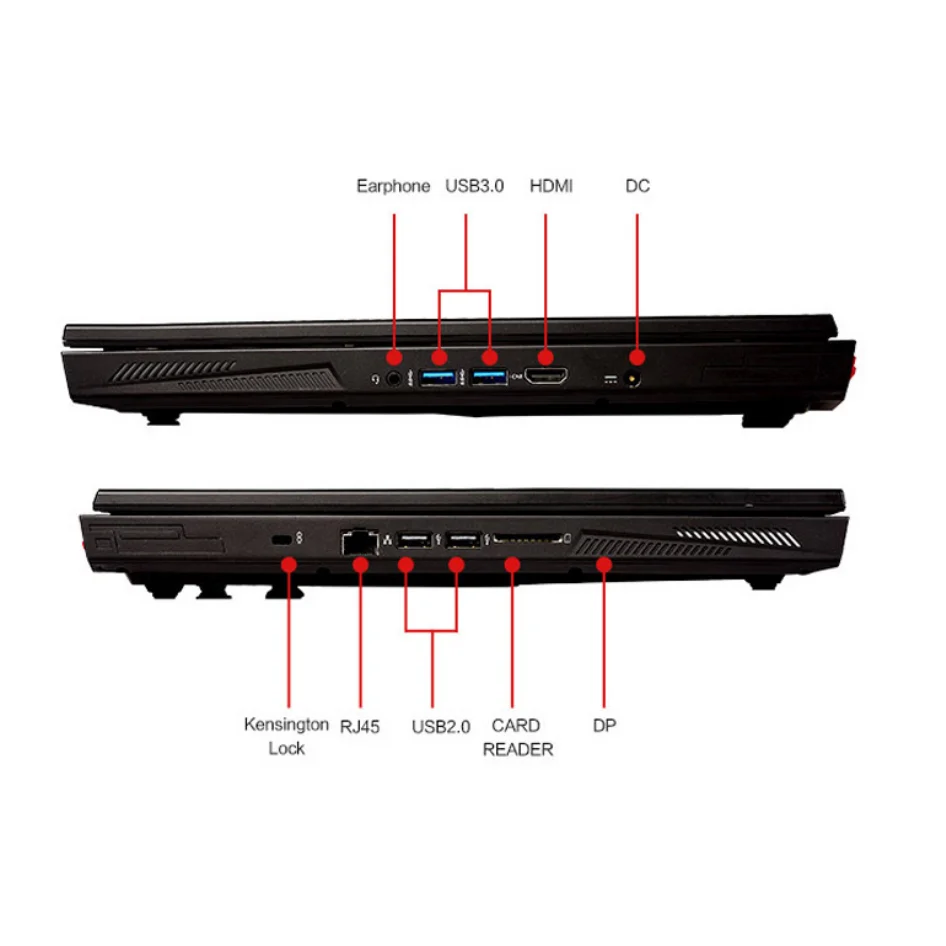 Hot Fast 17 Inch Gamer Ultrabook 64GB RAM 1TB SSD GTX 1060 6G Dedicated Graphics Card 144hz Intel Core I7 7700 Gaming Laptop