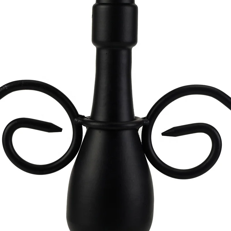 Metal Long Stem Candle Stand for Home Decor Handmade Candelabra 3 Arms Candlestick For Wedding Candle Holder