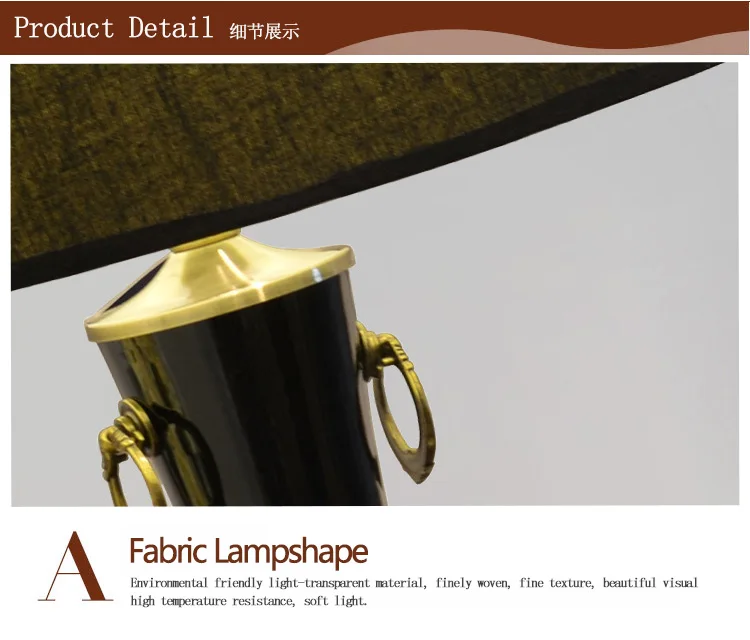 Wholesale Led reading decorative luxury table lamp hotel