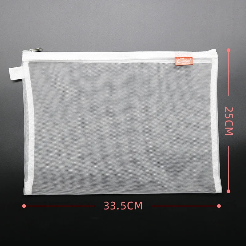 New Multi-function Document Pouches Makeup Bags Transparent Pencil Case For School Student Teacher Office Stationary