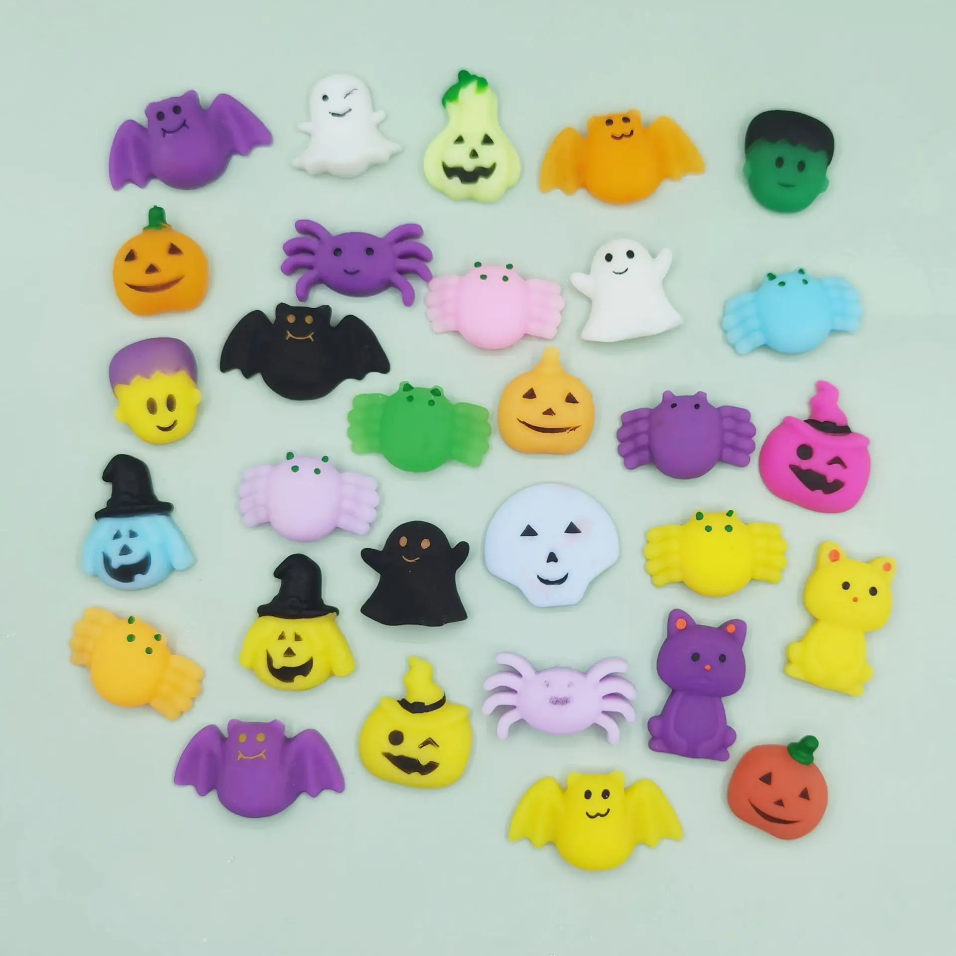 Новое поступление подарок на Хэллоуин тыква призрак животные антистресс мини мягкие игрушки Mochi сенсорная игрушка-антистресс