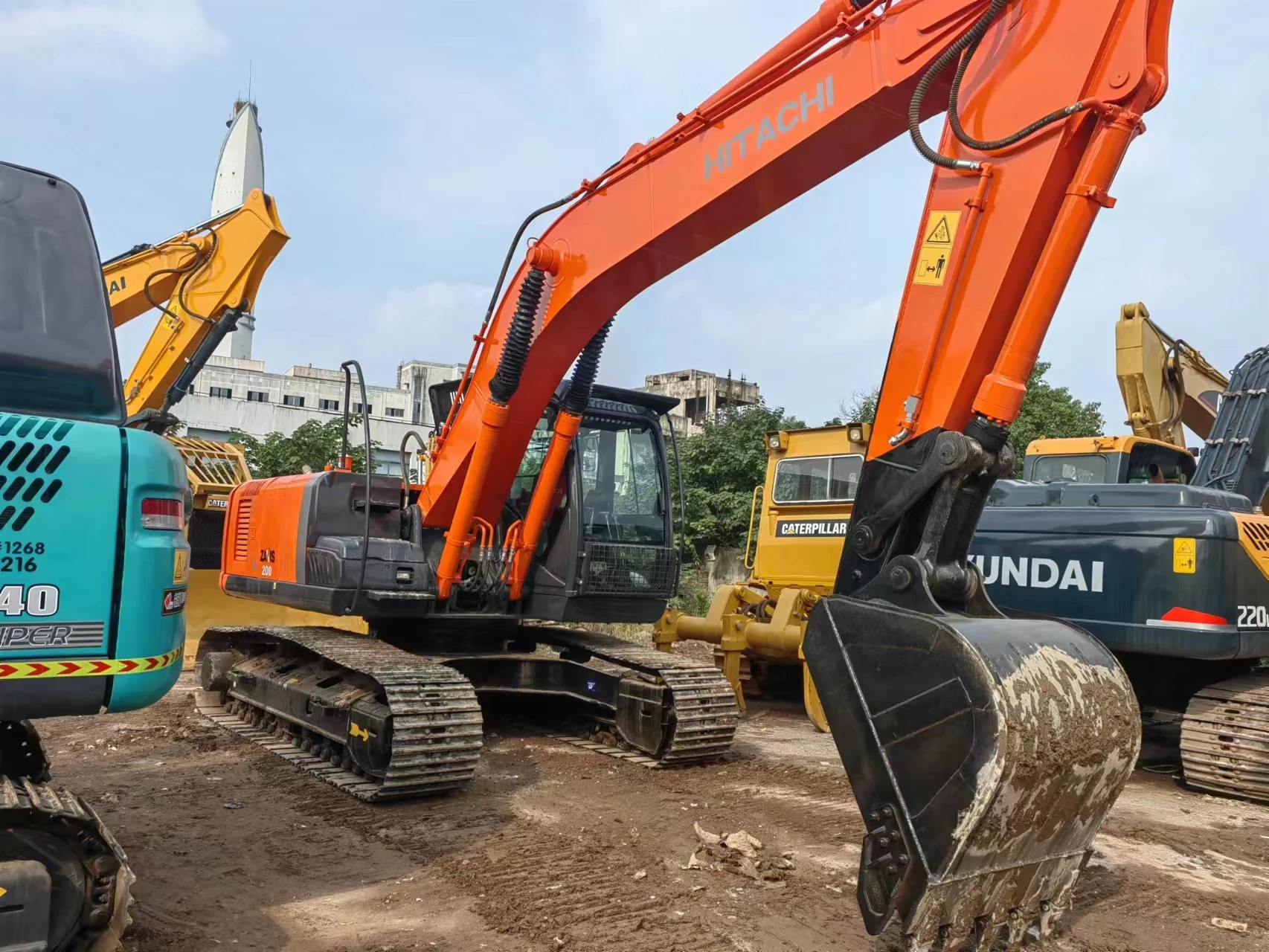 Производство год 2020 б/у Экскаватор Hitachi экскаватор машина ZX200 ZX120 ZX350 распродажа