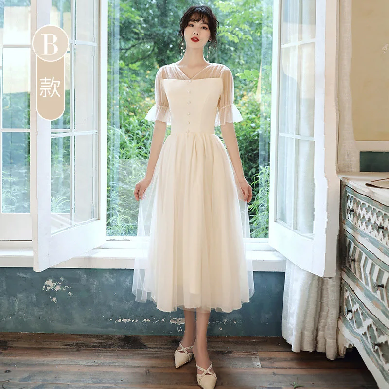 Bridesmaid Wedding Mermaid Bridal Gowns Dress