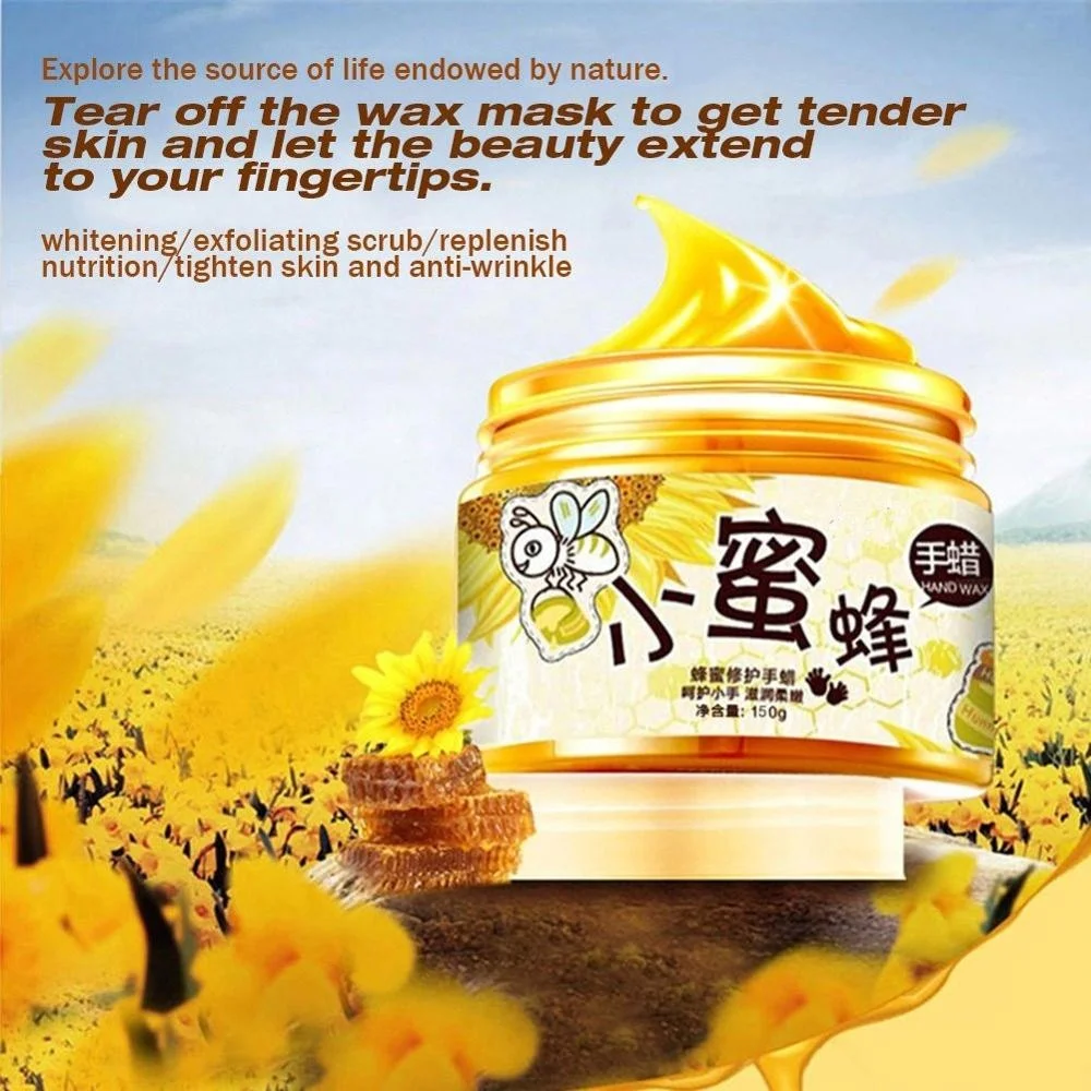 Private Label Moisturizing Peel Off Honey Hand Wax Mask Paraffin Wax For Hand
