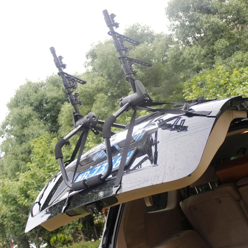 Durable 3-Bike Car Carrier Rack Trunk Mount Bicycle Rack Fits Most Cars, Sedans, Hatchbacks, Minivans and SUVs