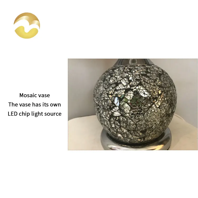 
Modern LED patch light source home decor double-layer printed lampshade E27 led table lamp light and lighting lamp 