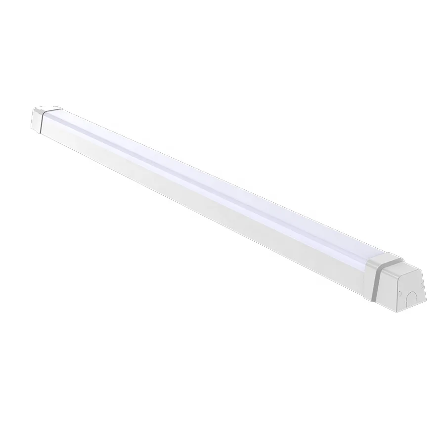 Warehouse Office Cheap Ultra Slim Light LED Linear Strip Light 20W 40W 60W  6500K 240VAC Bright LED Batten Tri-proof Light