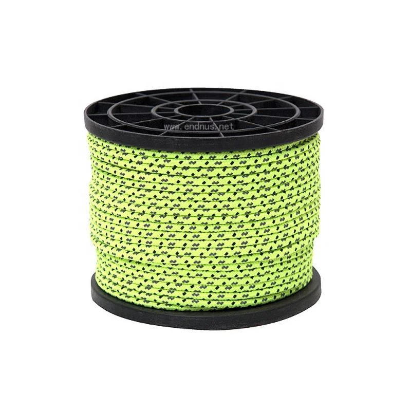 Fluorescent Reflective Glow In The Dark Self Luminous Tent Rope