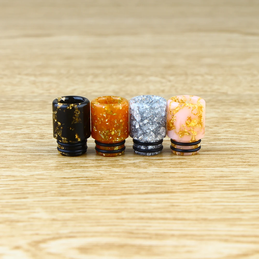 2021 new epoxy resin snake pattern drip tip 510 colorful vape drip tip