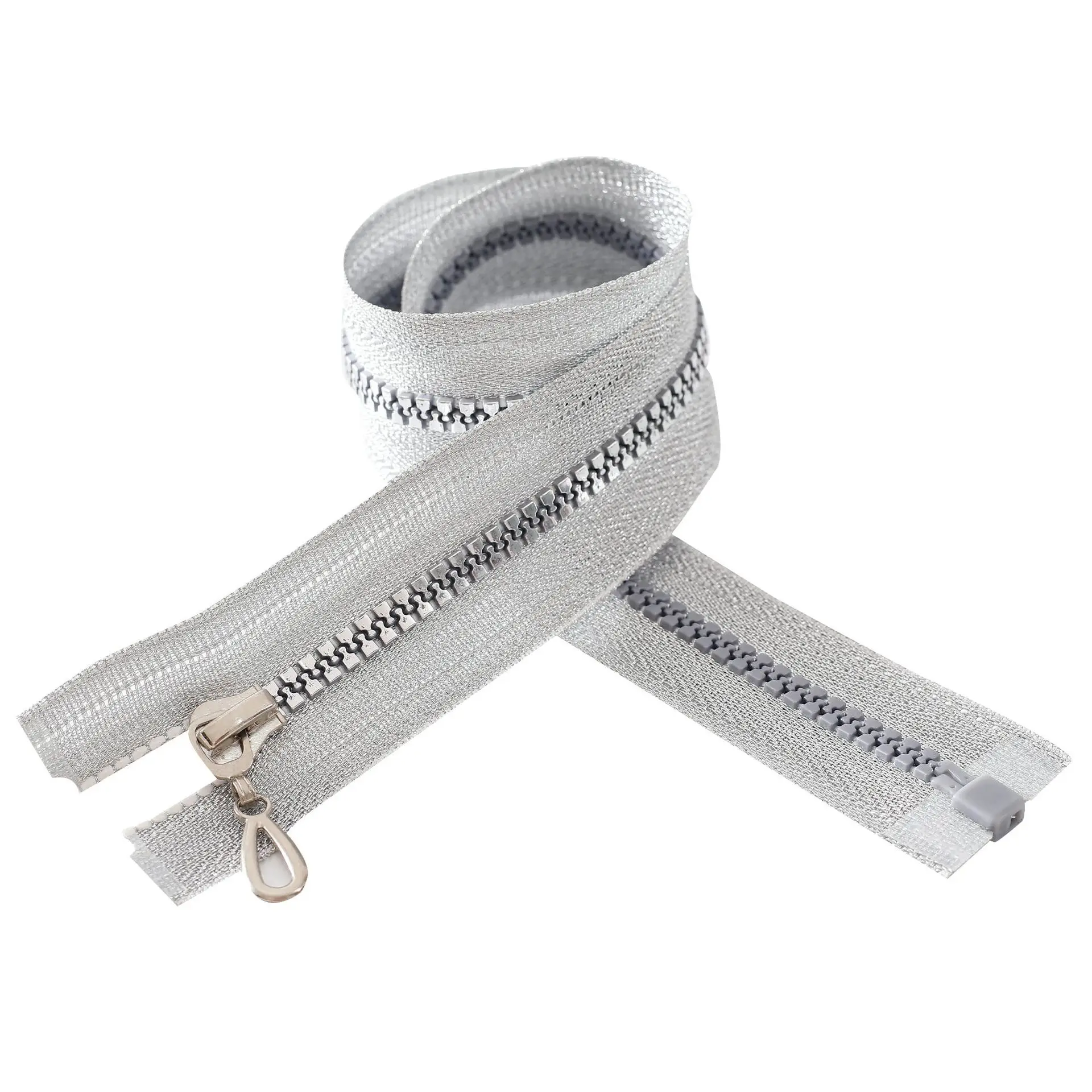 Wholesale Prices 3# 5# 7# Zipper Fluorescent Teeth Resin Zipper Fashion Big Teeth Plastic Zipper For Backpack Bag