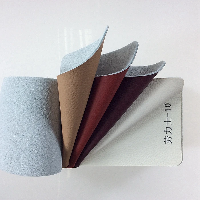 genuine leather powder backing flocking bonded pu leather supplier, black leather for couch, designs sofa rexine
