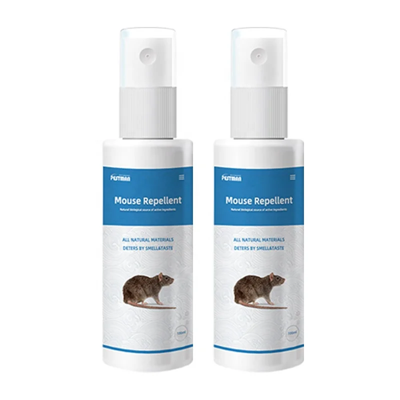 Pestman Mouse Repellent Spray Rat Pest Repeller Natural Mint Anti Rodent Repellant For Car Warehouse House