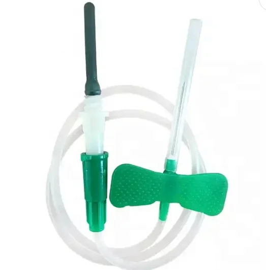 Safety Medical Disposable Scalp Vein Set With Butterfly Wing Hypodermic Needle For Infusion Made In China