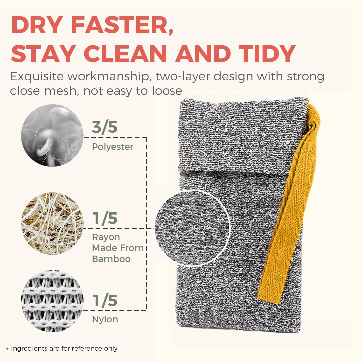 Custom Logo Different Roughness Soap Pouch Soap Saver Pocket Body Scrubber Shower Sponge Premium Exfoliating Soap Bag