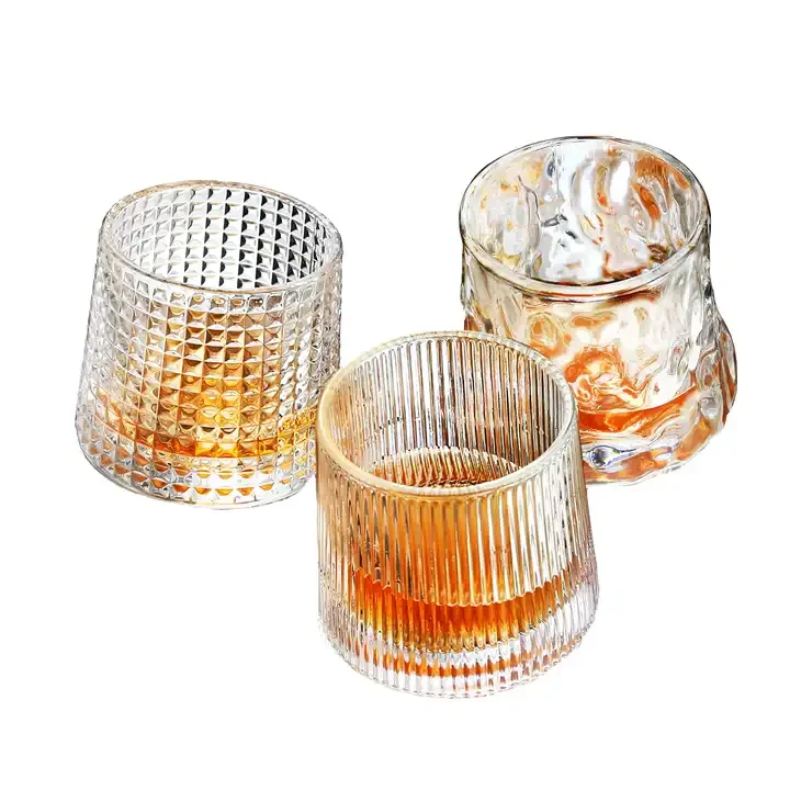 Custom Logo whisky glass Cup Shot Glasses Lead-free Whiskey Glass Tumbler Support Custom Printing Logo Crystal Whisky Glass