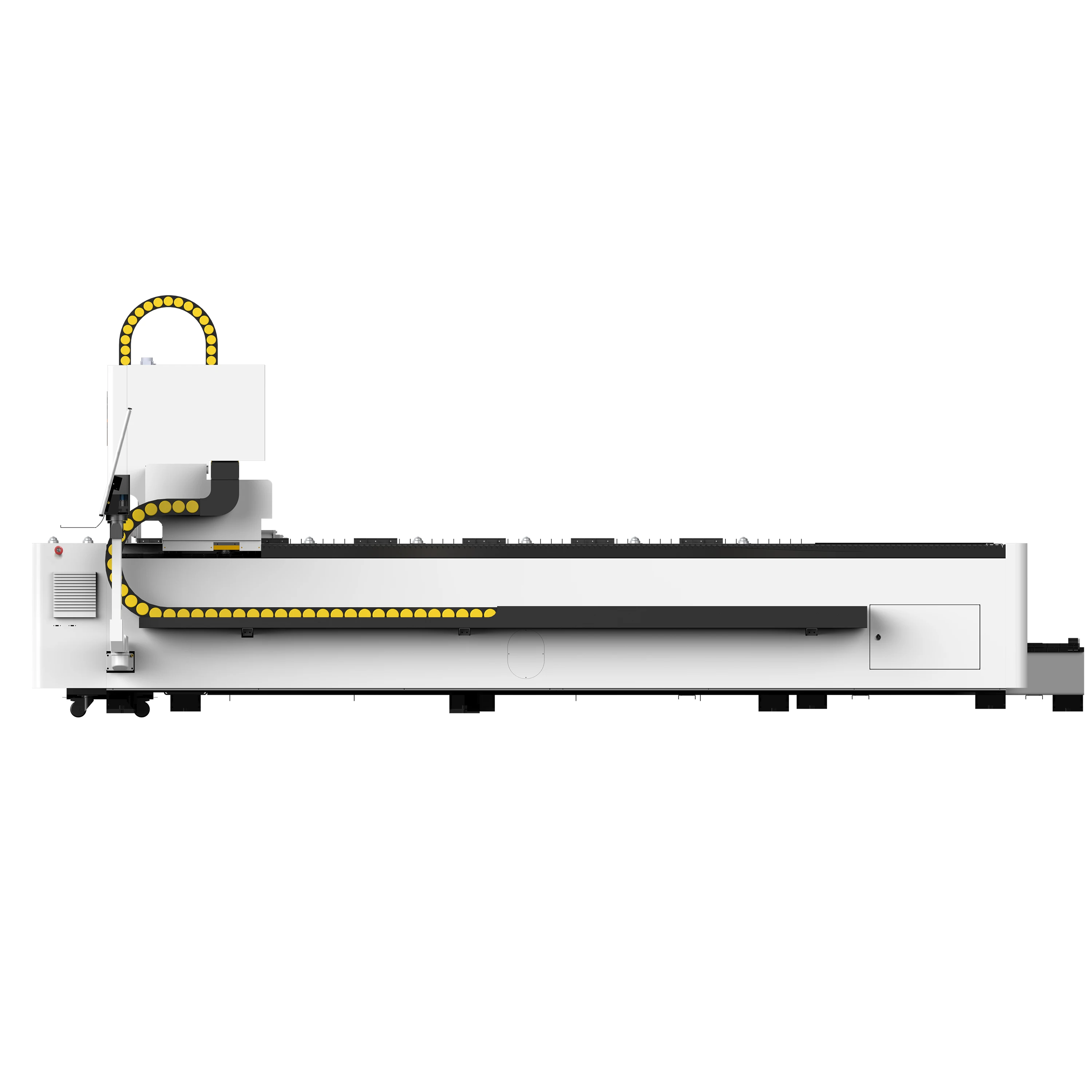 Fiber laser metal plasma cutting table china  aluminum profile laser cutting machine
