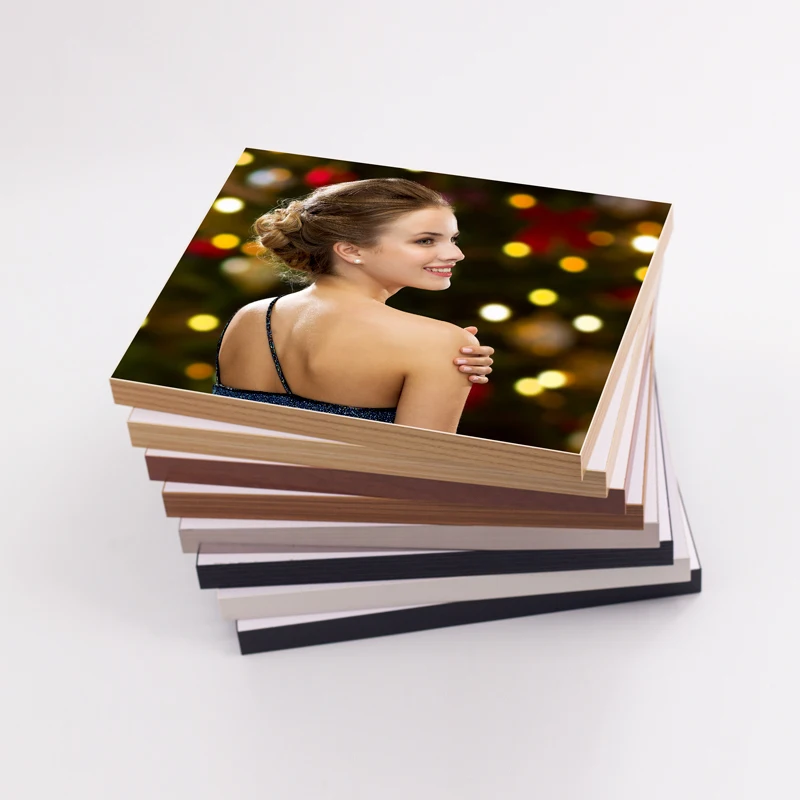 Фоторамка из МДФ с деревянной печатью 20x30 для сублимации