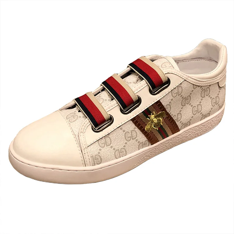 
Летние дышащие Модные Повседневные туфли, мужские высококачественные Роскошные туфли, мужские кожаные туфли с Пчелкой 