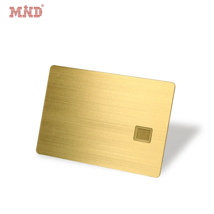 Excellent Quality Blank Metal NFC Card with Chip Slot Stainless Steel Business Card Custom