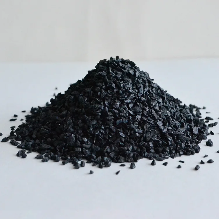 60# black aluminum oxide powder sandblasting corundum black fused alumina for sale