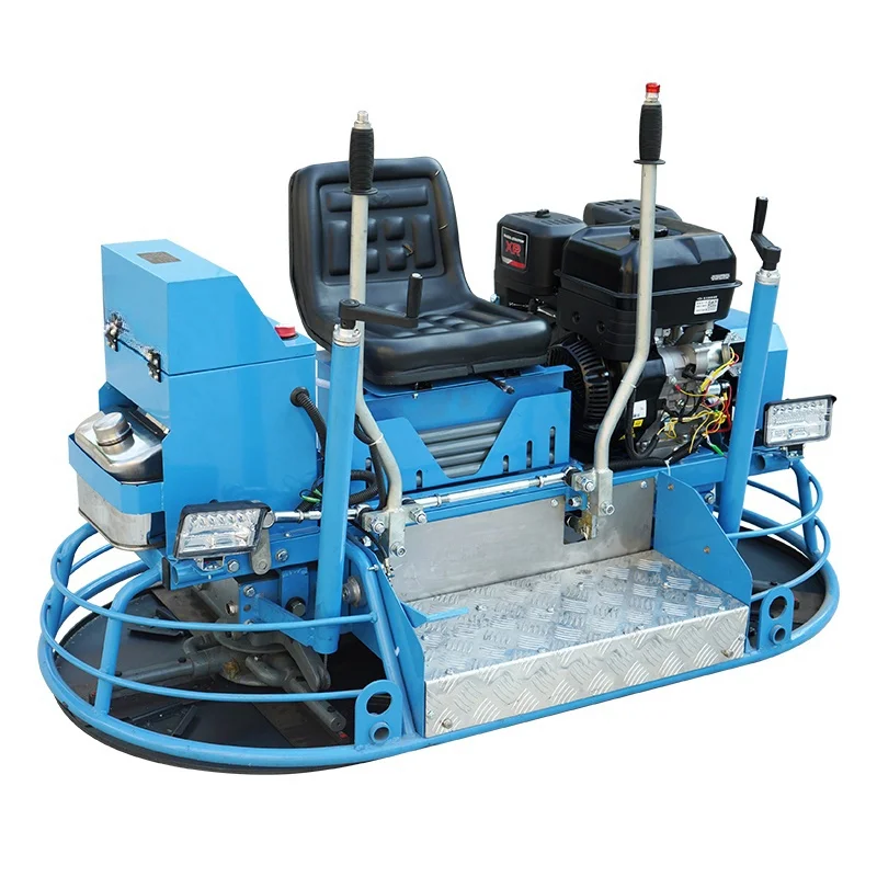 High Quality Construction Gasoline Engine Ride On Power Trowel Concrete Finishing Machine