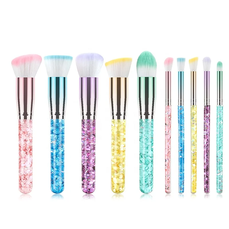 
Sailor Moon Small Quicksand Colorful 10 Piece Small Docolor Dream Of Color Makeup Brush Set 