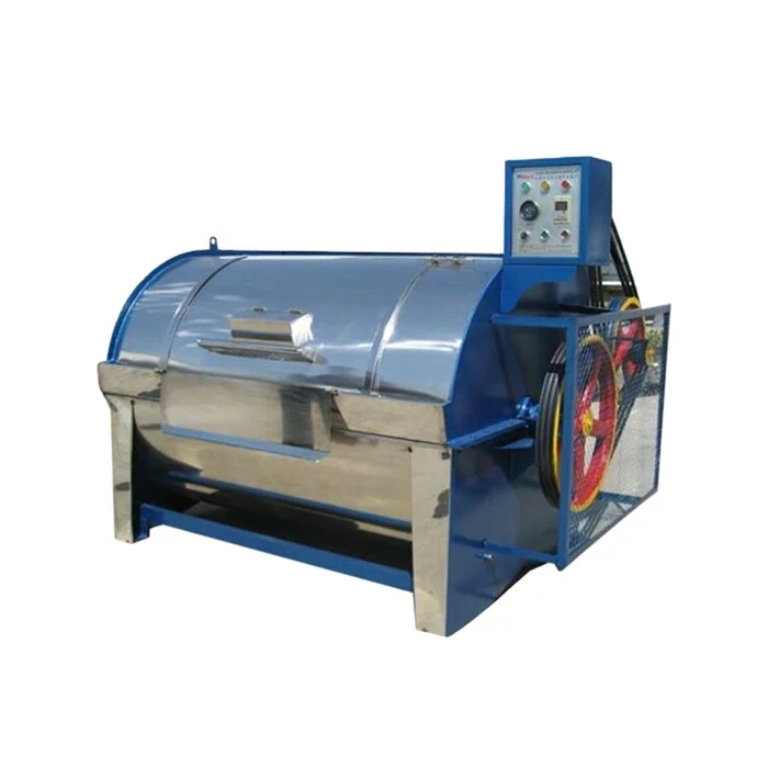 100kg industrial belly type washer automatic wool horizontal washing machine