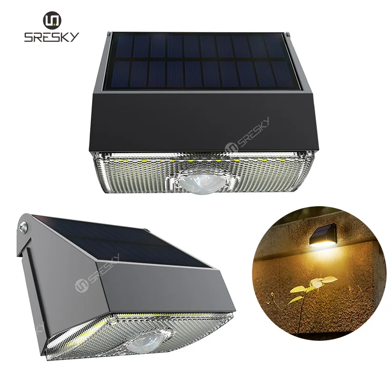 SRESKY Hot sales Solar Goods wall lamp solar rechargeable emergency light outdoor led