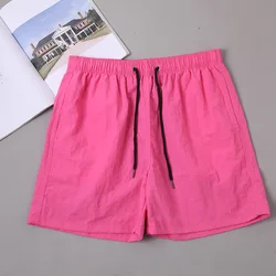 Custom Polyester Beach Shorts Men Surfing Board Short Swimwear Swimsuit Two Eyelets with Back Pocket Swimming Shorts Swim Trunks