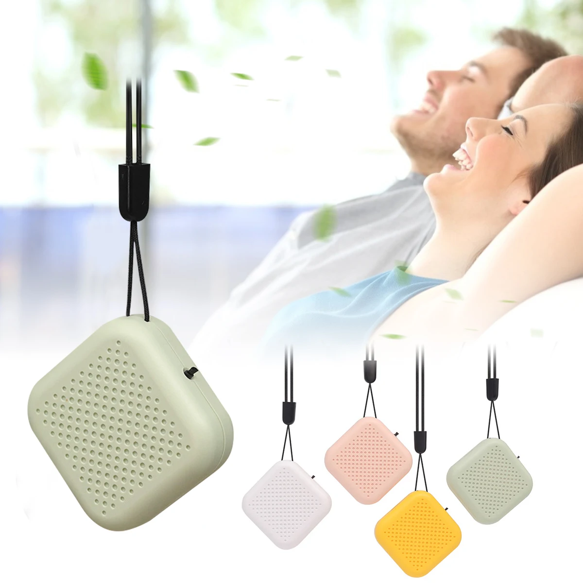 Negative ion Wearable Personal Portable Air Purifier Necklace for Home Bedroom Pet Room ozone generator Car Air Cleaner
