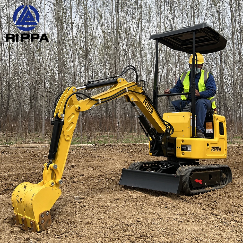 New Small Excavator Price 1 Ton Mini Excavator Digger Hydraulic Small Micro Digger Machine