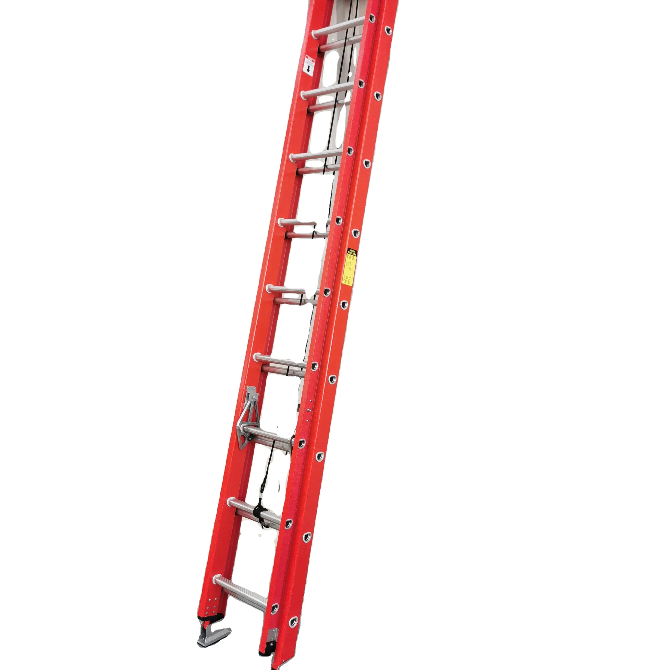 2 Section Extension Ladder 12.5ft-36ft Safety Insulated Fiberglass Extension Step Ladder