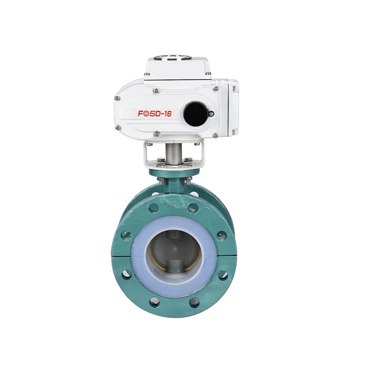 High Quality PN16 Wafer Type Electric Flange Butterfly Valve water motorized Electric Actuator Butterfly Valves