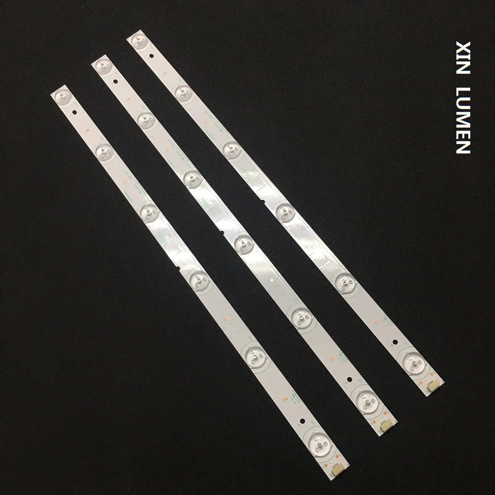 XIN LUMEN 3pcs/set backlighe led strips for Sharp 24'TV RUNTKB357WJ E227809C HX-S(1).94V-0 TS V2.0 ZZ05610WCA020311B1A