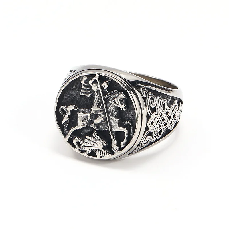 Stainless Steel royal knighthood order ring