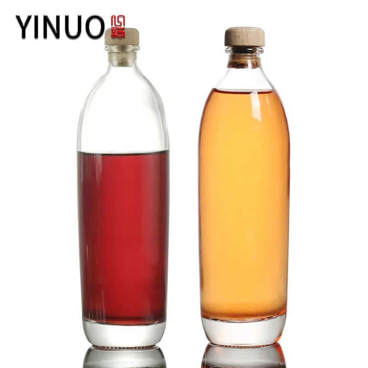 Stocked 350ml 500ml clear liquor empty whisky vodka bottles