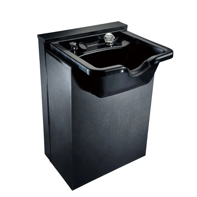 beauty salon orange wooden shampoo cabinet with shampoo basin XT-212