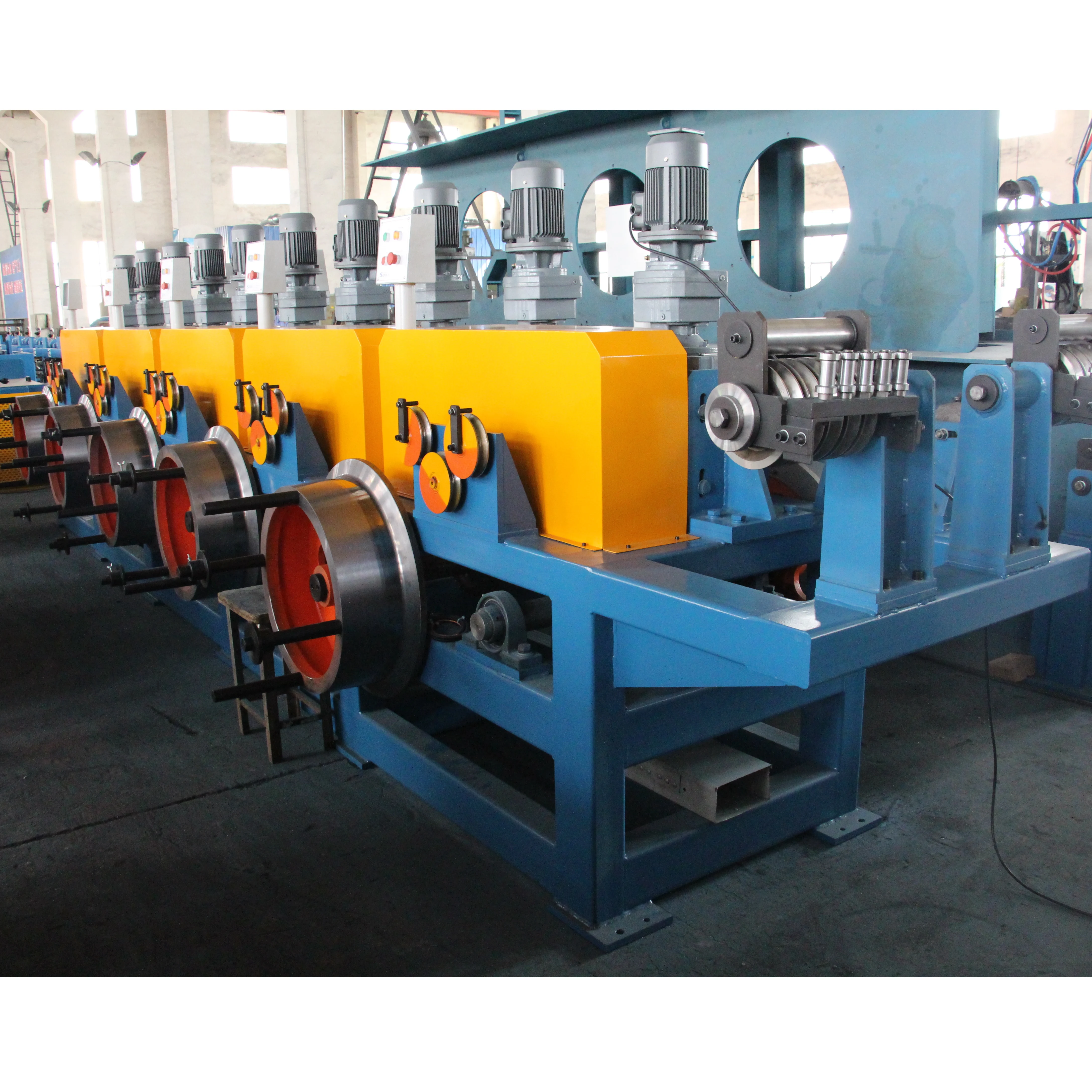 winding coiler Horizontal Wire Take-Up Machine for Manufacturing Plant