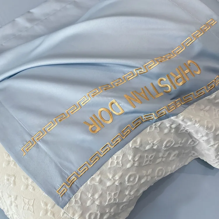 New Arrival Hot Sale Portable non Disposable duvet cover set hotel Custom Bedroom luxury bedding set