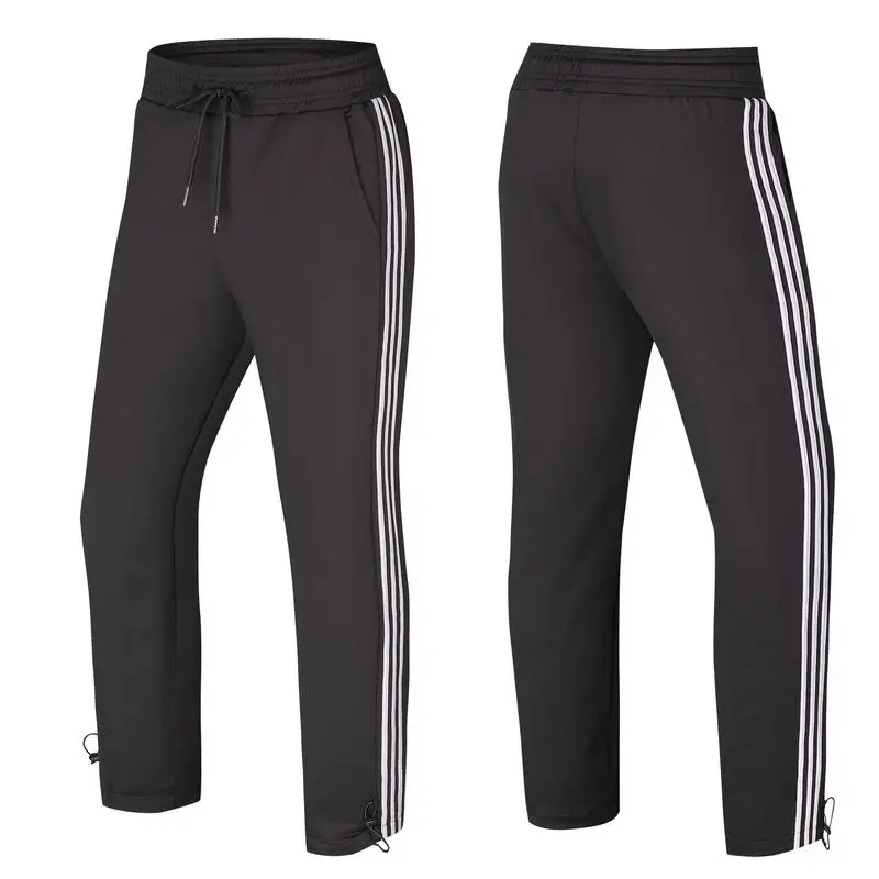 Fashion logo reflective wholesale blank jogger pants custom joggers for men color block jogging pants running pants