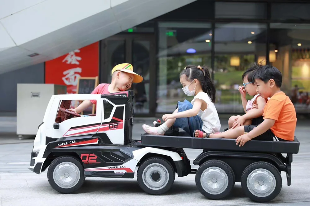 
Hot Selling Kids Electric Toy Car Children Truck Two Seats Toy Electric Car Big Baby Ride On Car 