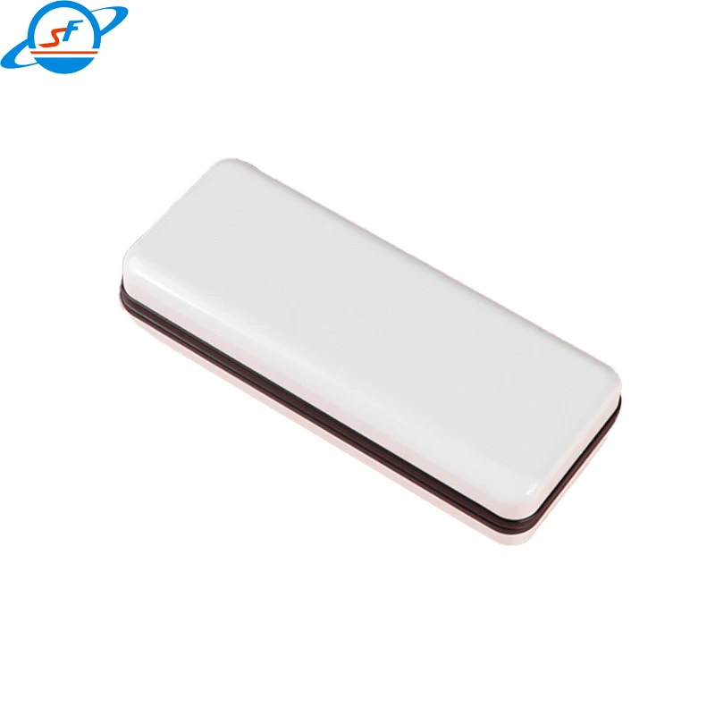 xinhe SF 2024 new glasses case White aluminum magnetic metal optical sunglasses case