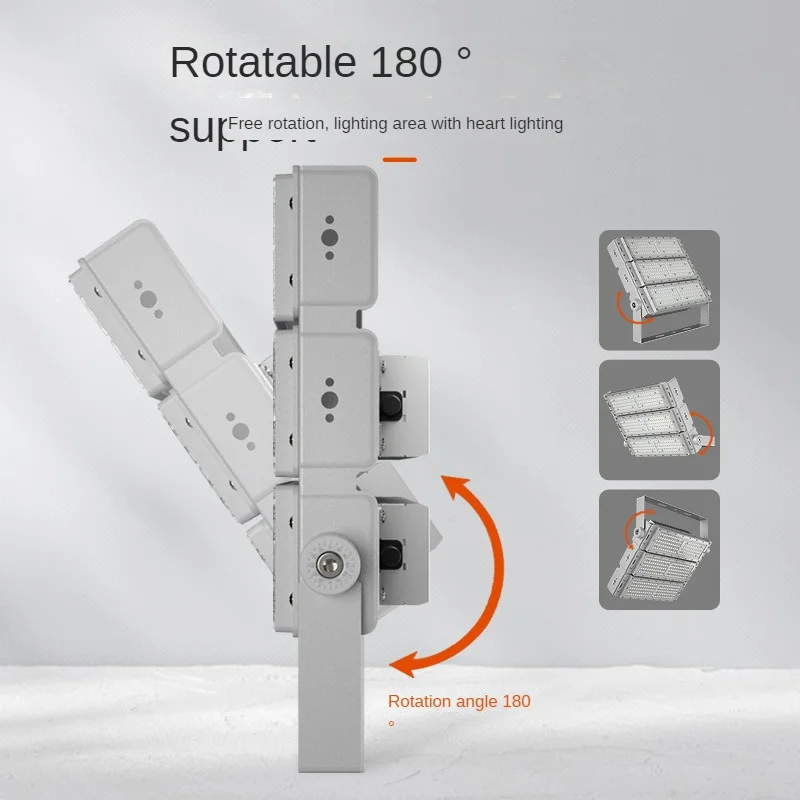 led ultra-thin small  floodlight outdoor waterproof spotlight construction site high power searchlight
