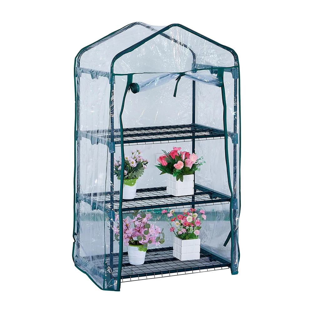 Hot Selling PVC Compartment Walk-in Greenhouse Household Garden Green House For Fruit Vegetable in Winter