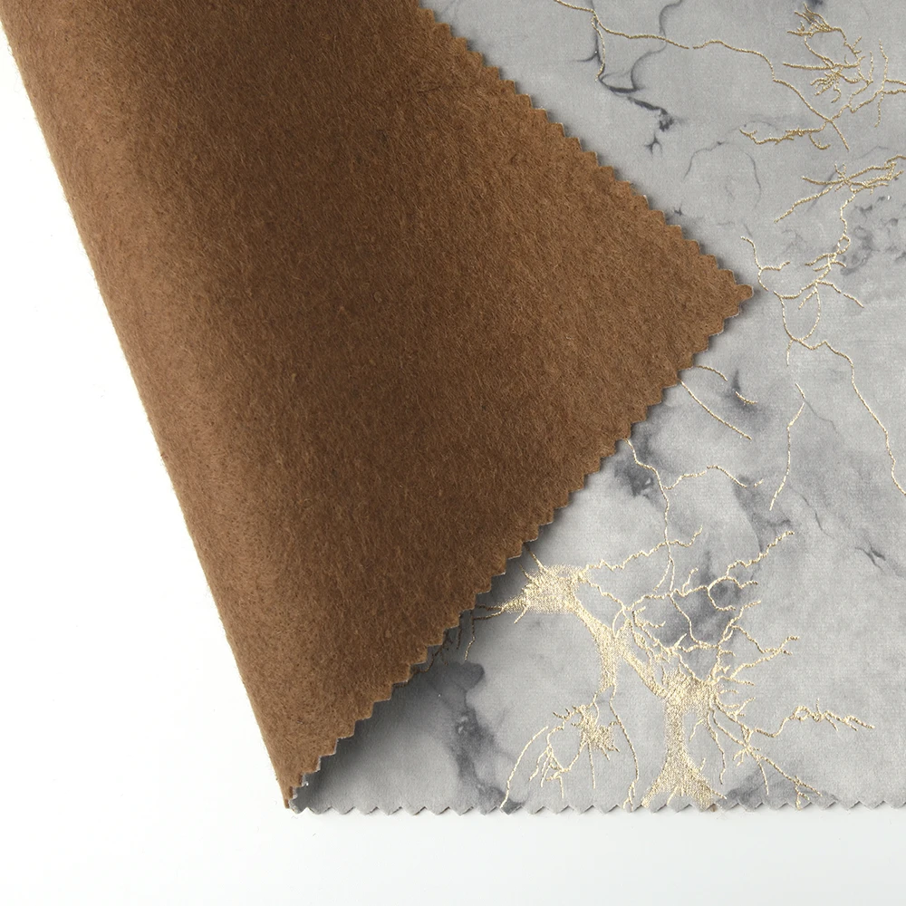 china wholesale embossed bronzing velvet fabric holland velvet sofa fabric printing fabric